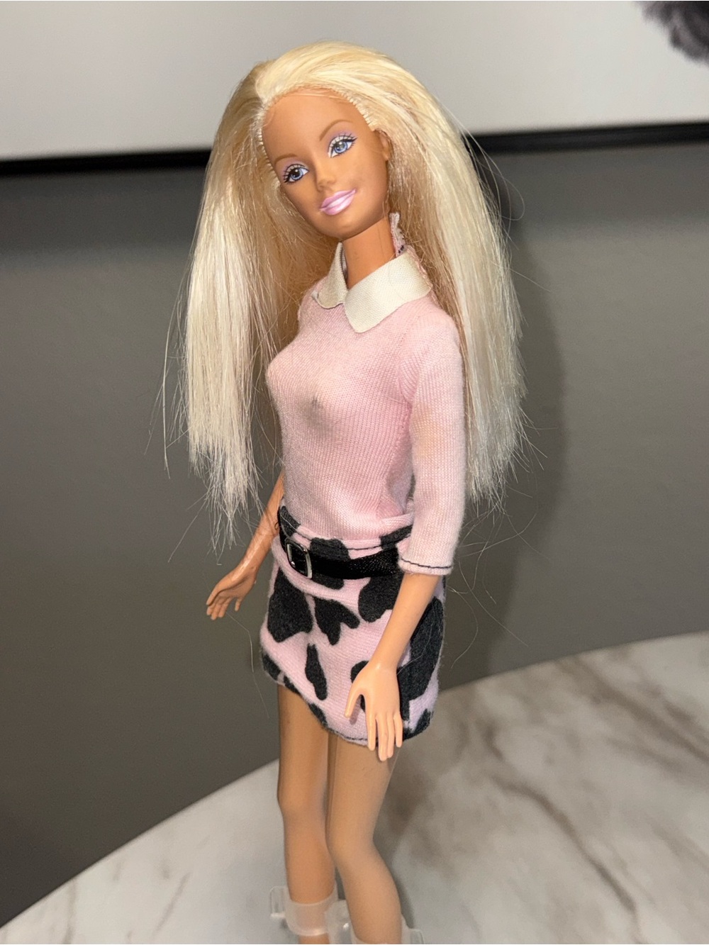 Spot Scene Barbie Doll with Dalmatian 2001 Mattel 53964